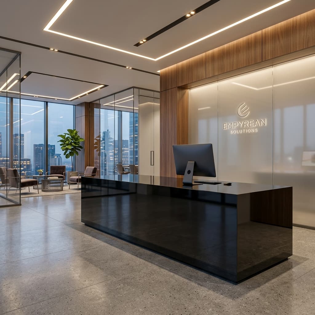 Commercial interior with SurajWood surfaces