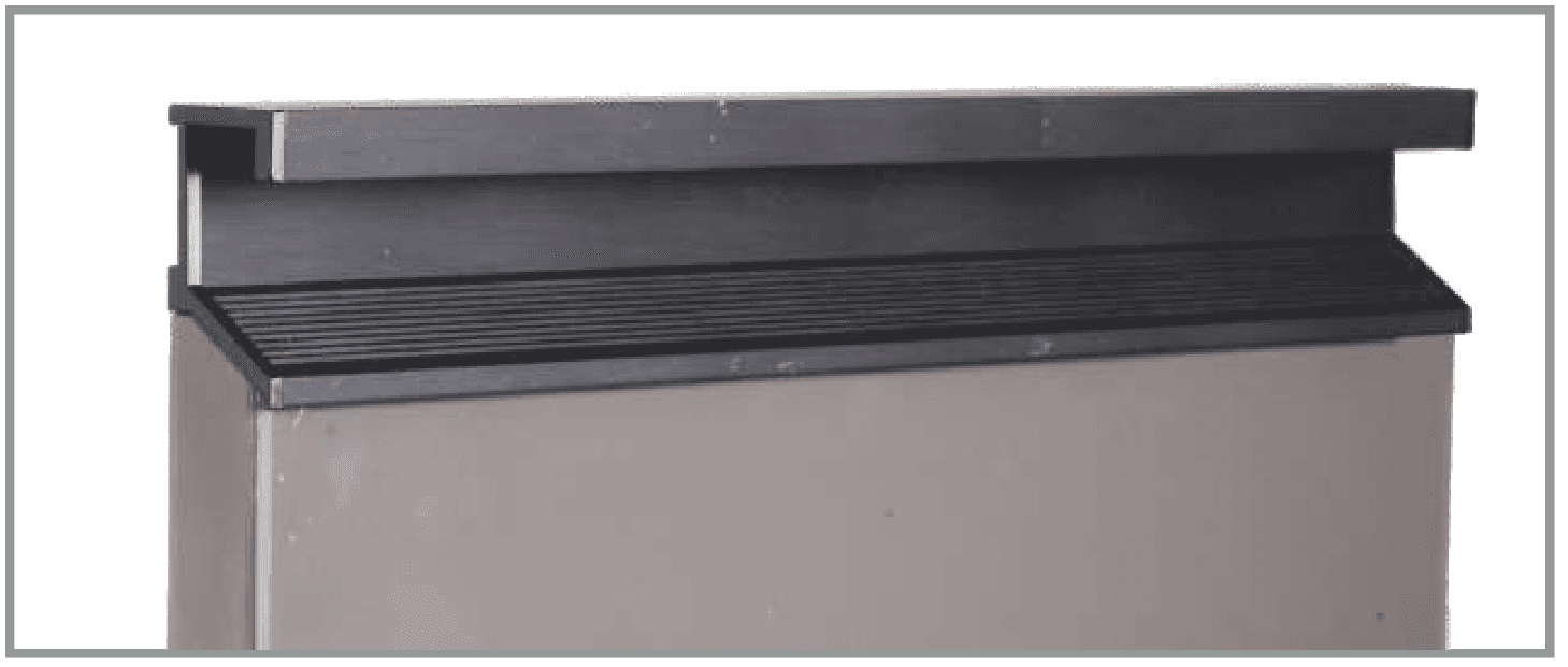 PAPS-1335 Shutter Profile Handle with Gasket