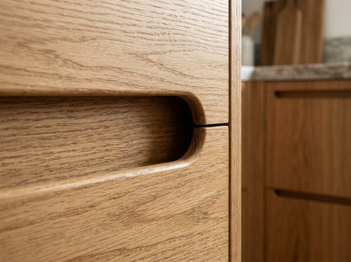 Integrated J-Pull Handles