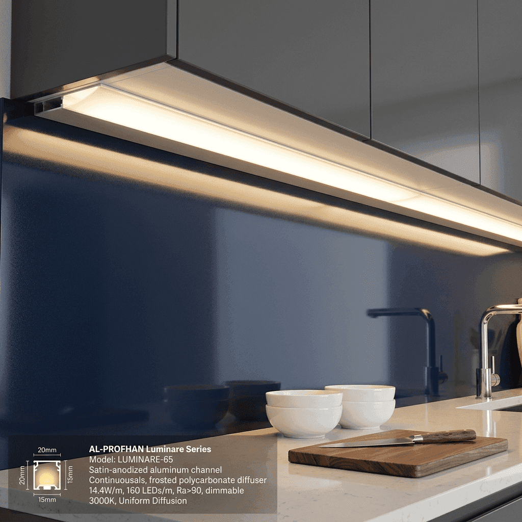 Aluminium Profile Kitchen Cabinet Price & Sizes in India: 3Mtr & 4Mtr Rates