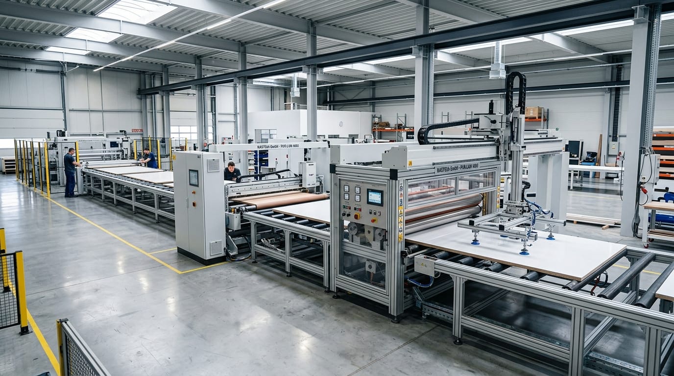 PUR Bonding vs Manual Sheet Pressing: The Science of Zero Delamination - SurajWood Luxury Architectural Finishes