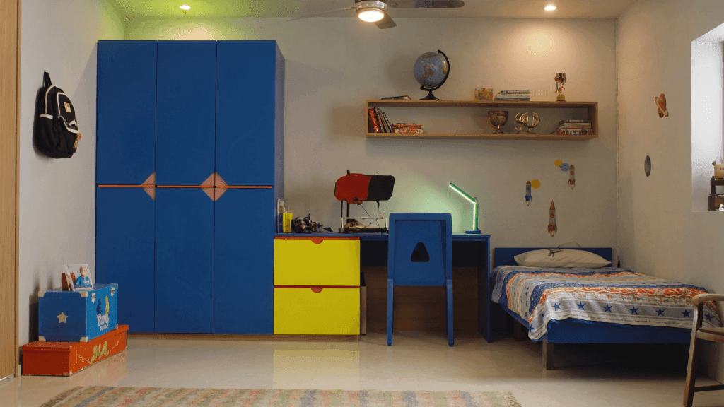 Kids Room Interior Design: Durable, Scratch-Resistant & Non-Toxic Surfaces - SurajWood Luxury Architectural Finishes