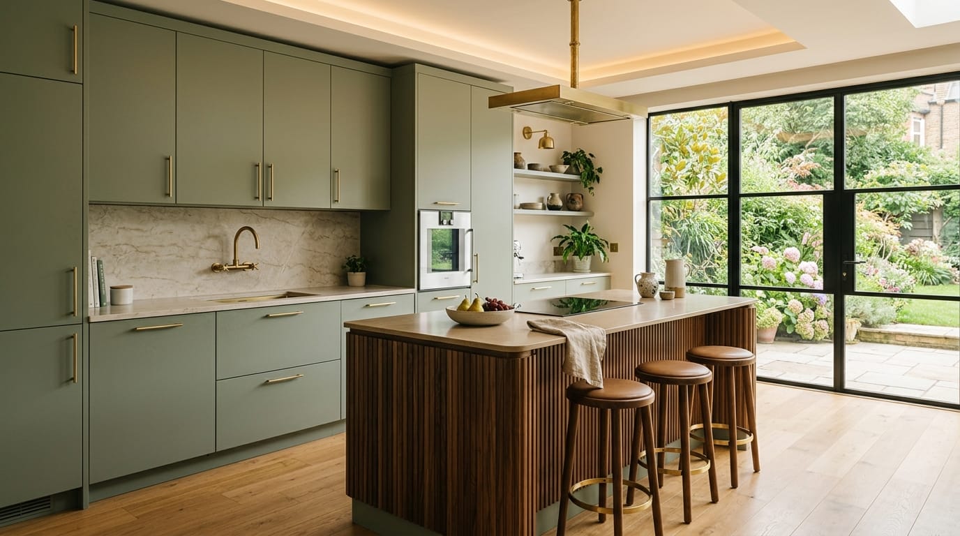 Best Color Combinations for Kitchen Cabinets in 2026: Dual-Tone Guide - SurajWood Luxury Architectural Finishes
